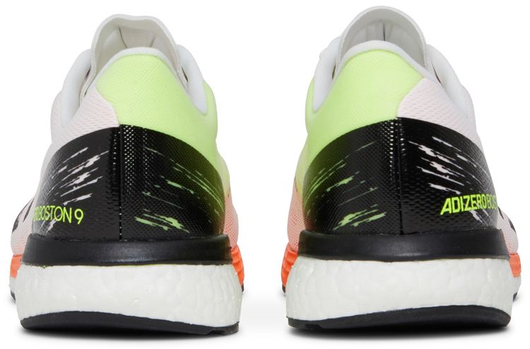 Adidas Adizero Boston 9 White Screaming Orange