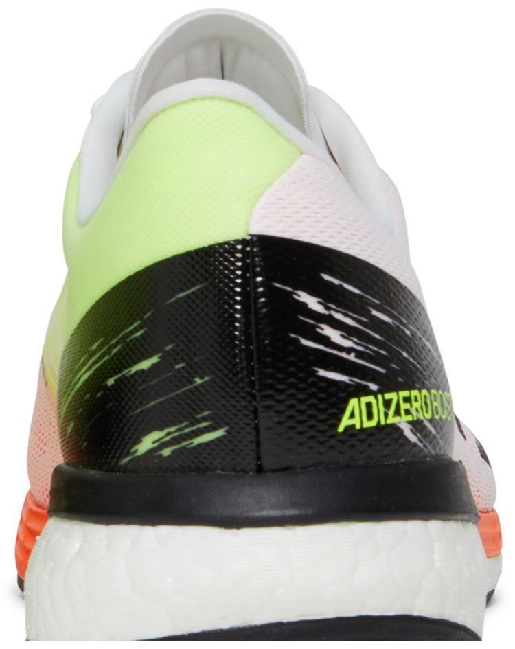 Adidas Adizero Boston 9 White Screaming Orange