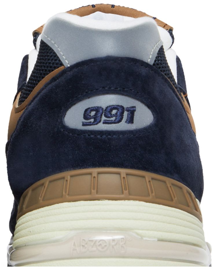 New Balance 991 Made In England Navy Brown