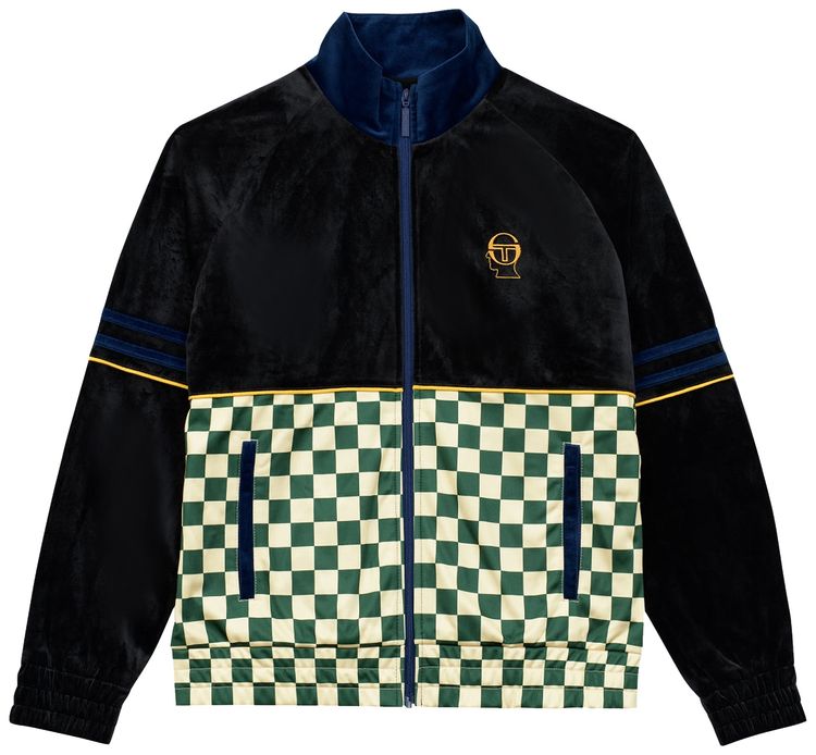 Brain Dead x Sergio Tacchini Velour Tracksuit Black
