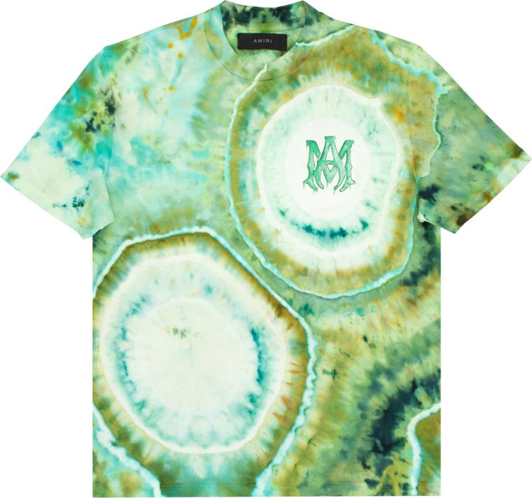 T-shirt Amiri Green size S International in Cotton - 23835548