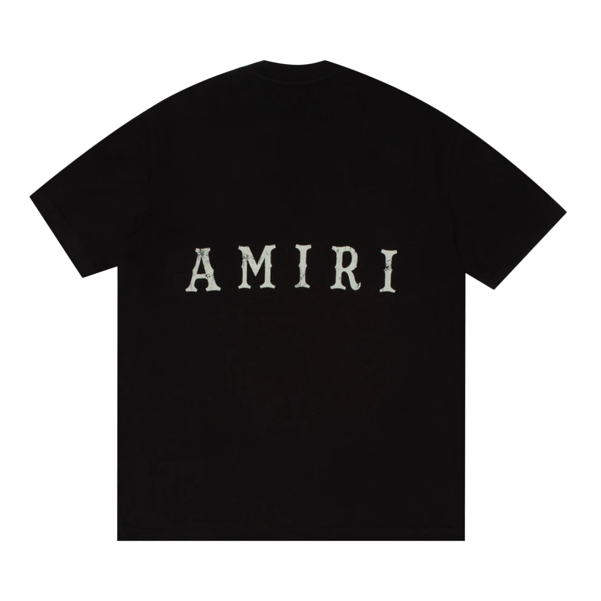Buy Amiri Zig Zag Crackle Tee 'Black' - SS22MJG001 001 BLAC