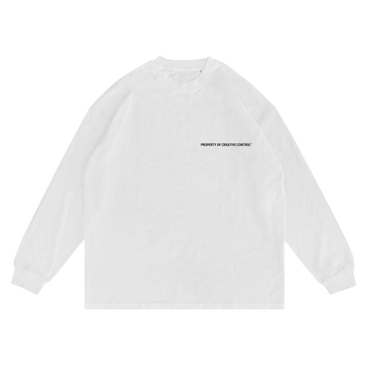 Kanye West x Creative Control Entertainment Jeen Yuhs 3D Long Sleeve T Shirt White