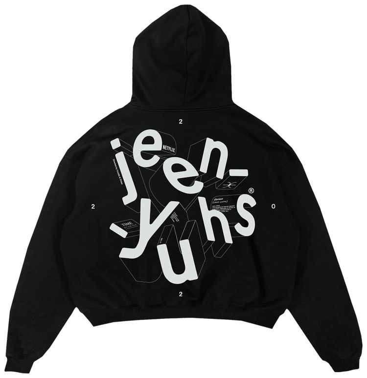 Kanye West x Creative Control Entertainment Jeen Yuhs 3D Hoodie Black