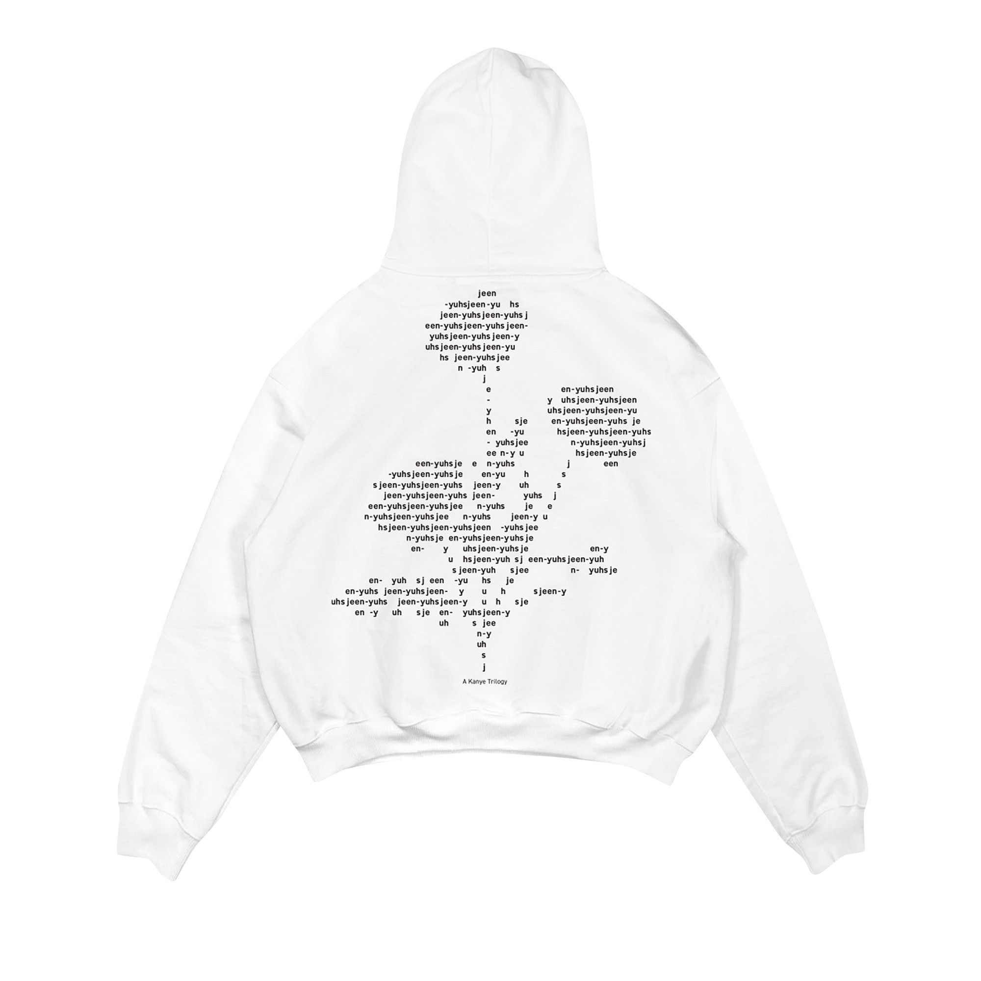 Kanye white hoodie sales