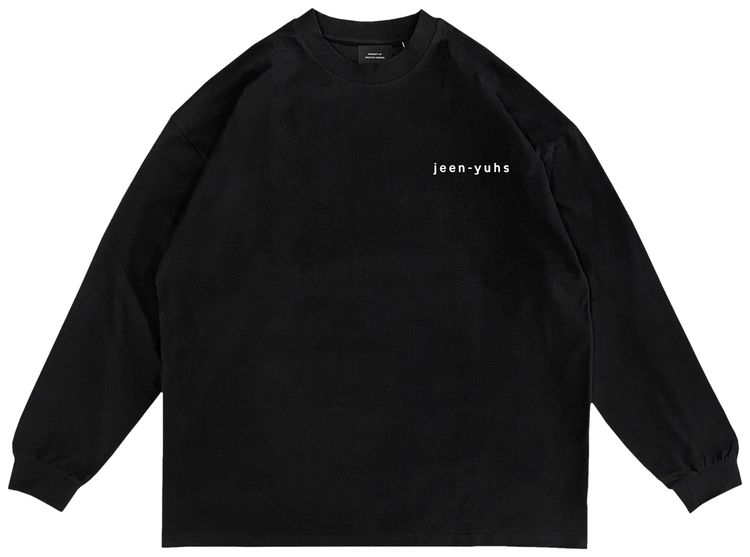Kanye West x Creative Control Entertainment FLWR Long Sleeve T Shirt Black