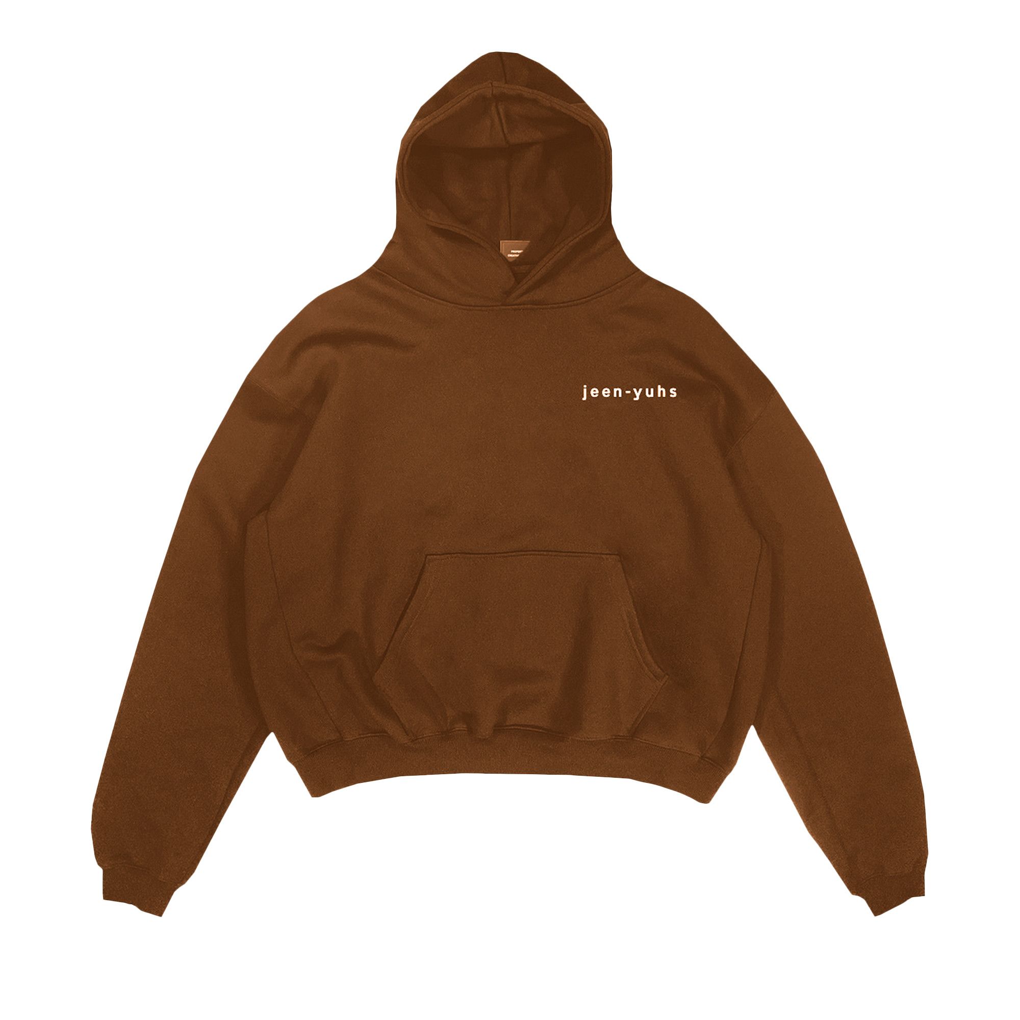 Buy Kanye West x Creative Control Entertainment Jeen Yuhs FLWR Hoodie Brown JY FLWRHD BRN GOAT UK