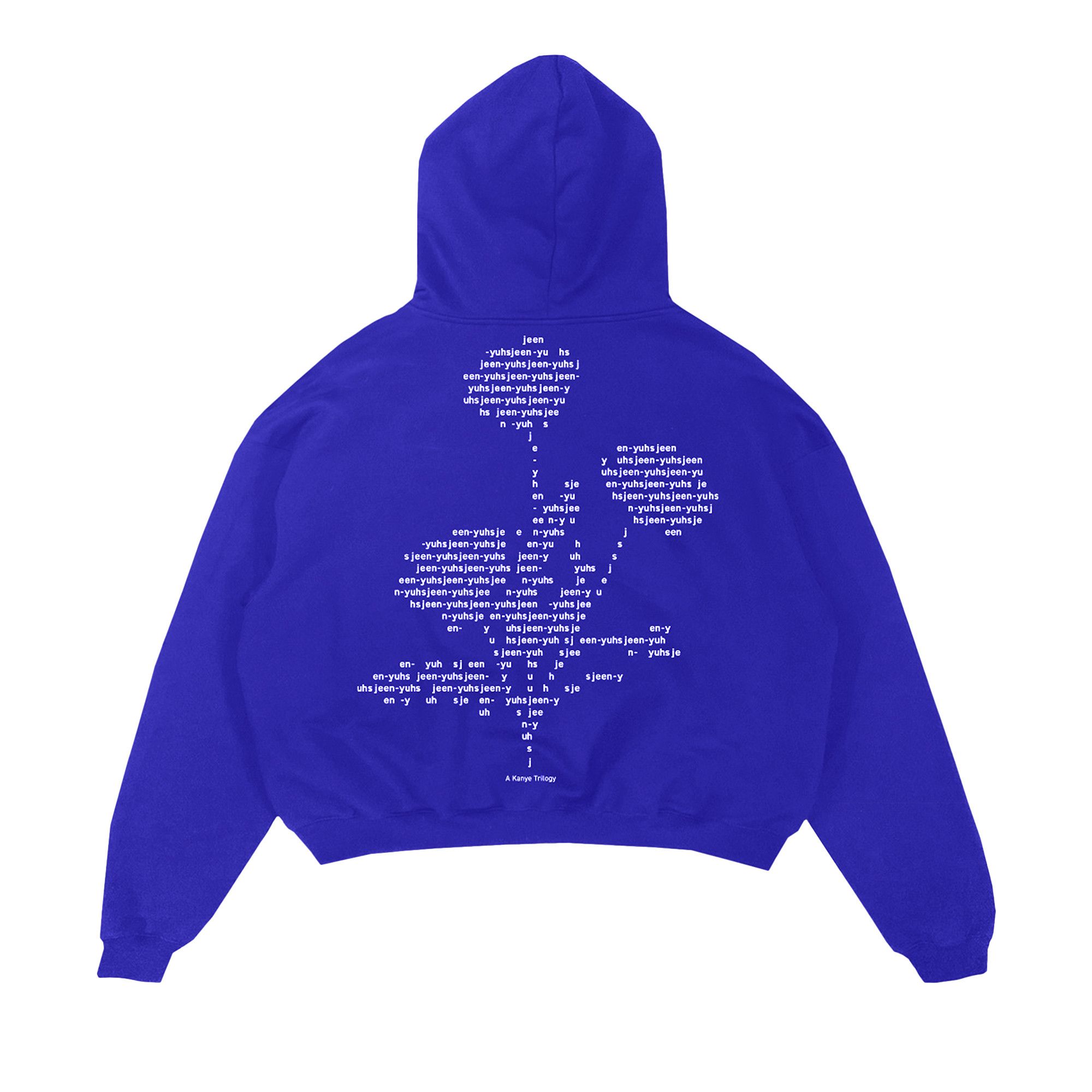 Buy Kanye West x Creative Control Entertainment Jeen Yuhs FLWR Hoodie Blue JY FLWRHD BLU GOAT UK