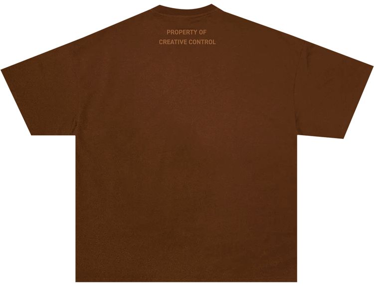 Kanye West x Creative Control Entertainment Pocc Long Short Sleeve T Shirt Brown