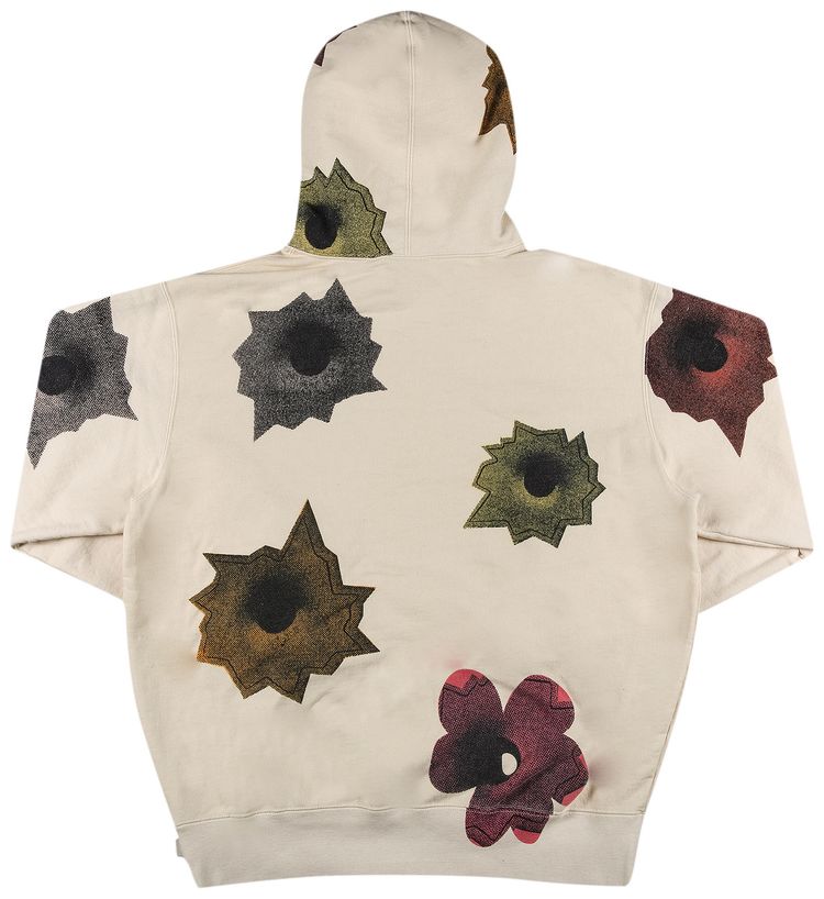 Supreme x Nate Lowman Hooded Sweatshirt Natural