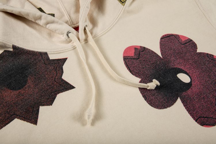 Supreme x Nate Lowman Hooded Sweatshirt Natural