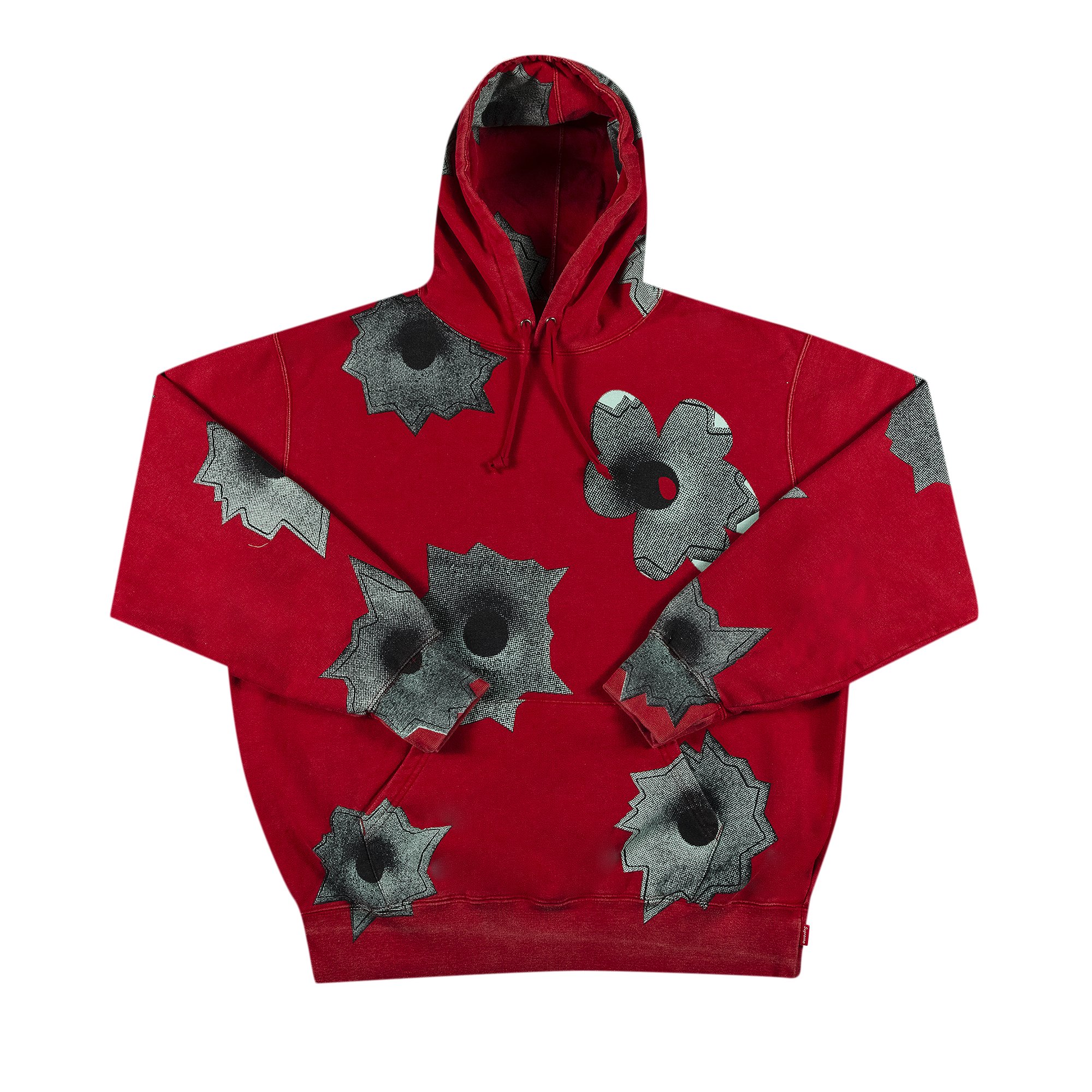 Buy Supreme x Nate Lowman Hooded Sweatshirt 'Red' - SS22SW65 RED