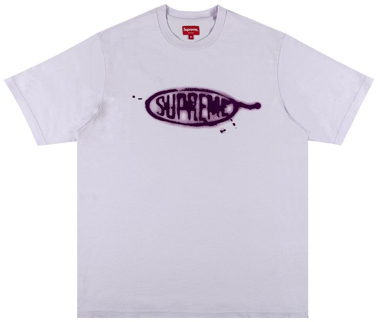 Supreme Ink Blot Short Sleeve Top Lavender
