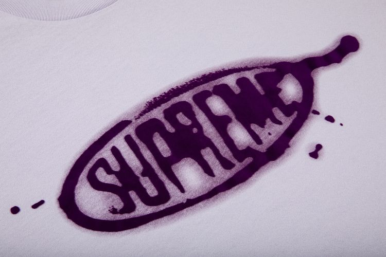 Supreme Ink Blot Short Sleeve Top Lavender