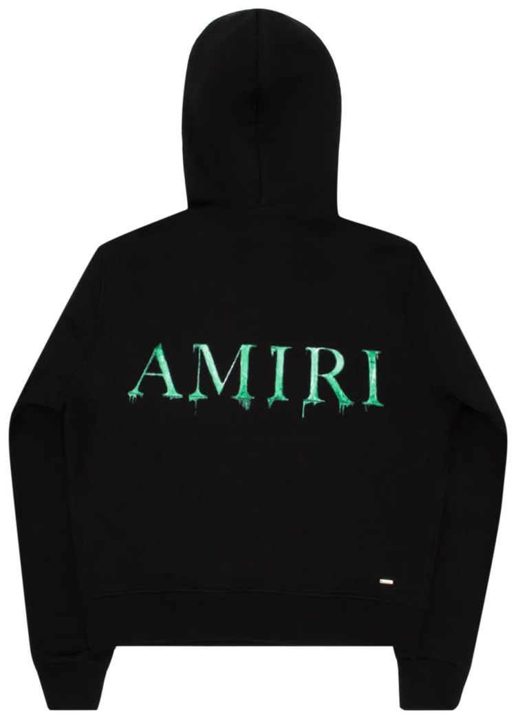 Amiri Watercolor MA Hoodie BlackGreen