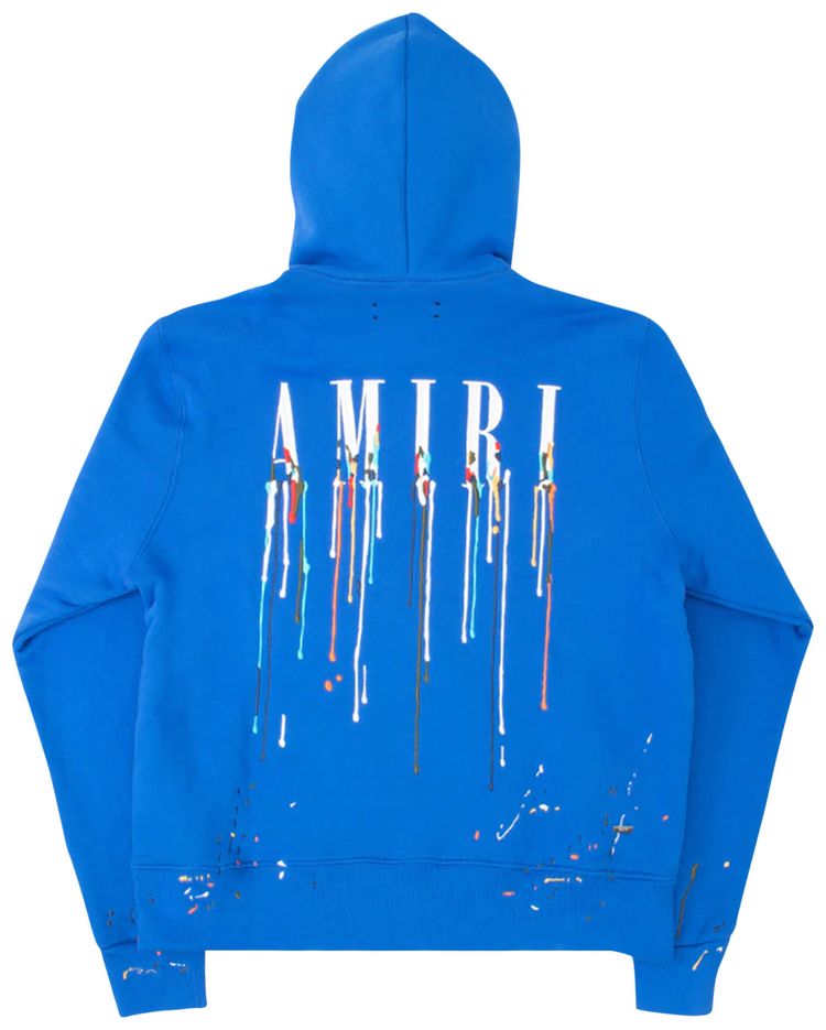 Amiri Paint Drip Core Logo Hoodie Multicolor