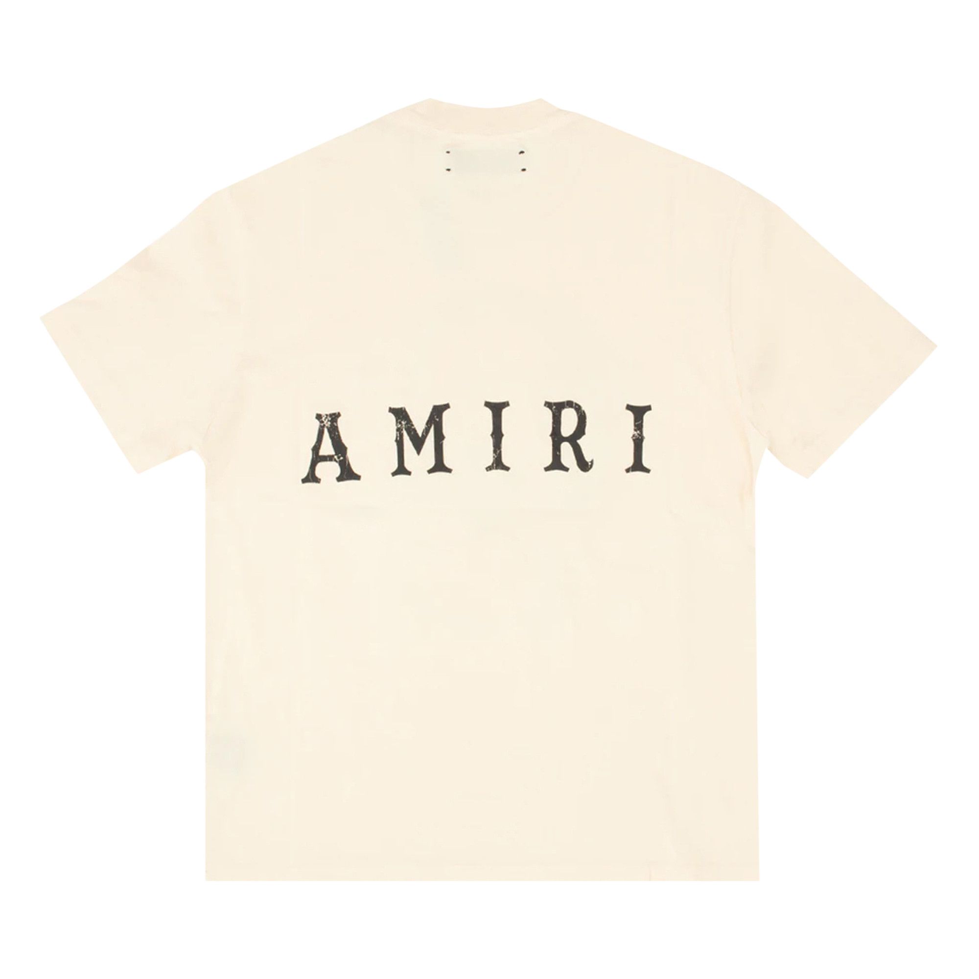 AMIRI CHAMPIONSHIP OS TEE / ALABASTER.      要在庫確認 Men's Amiri Championship Os t-shirt | AMIRI | 24S