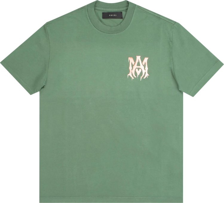 Buy Amiri Tie Dye Watercolor MA Tee 'Green' - SS22MJL003 310 GREE