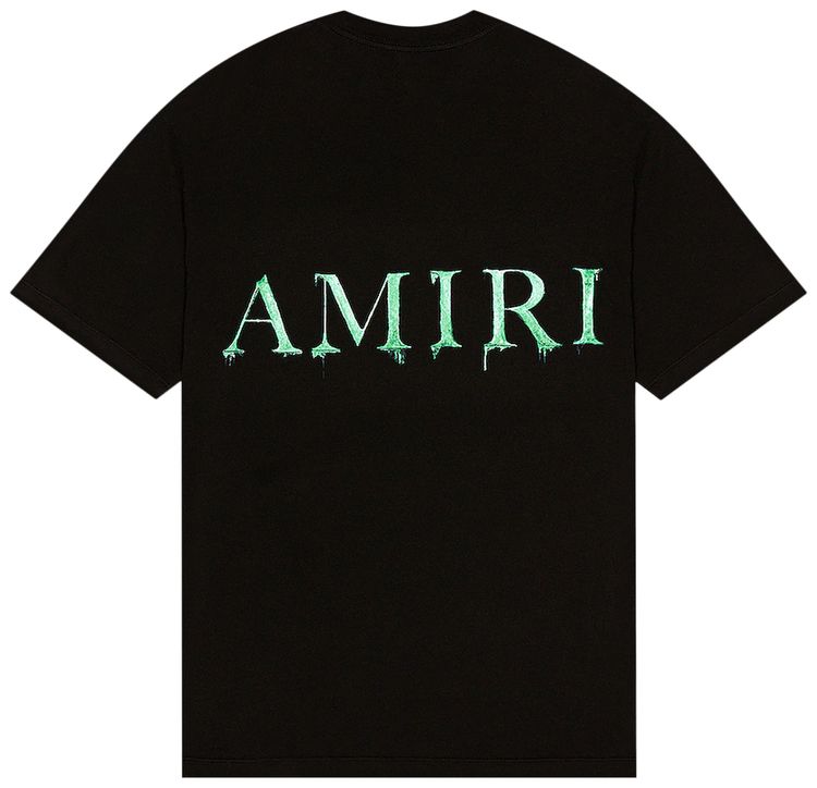 Amiri Watercolor MA Tee Black