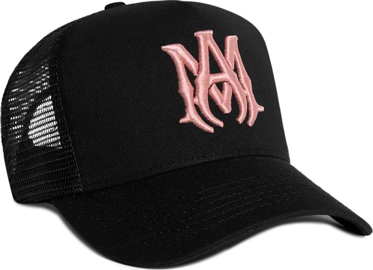 Amiri MA Trucker Hat BlackPeach