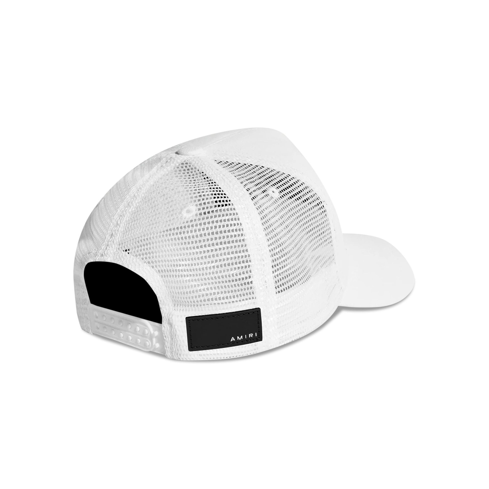 Buy Amiri Zig Zag Trucker Hat 'White/Black' - SS22MAH004 111