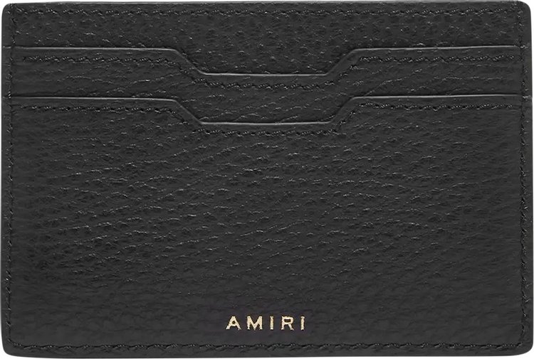 Amiri MA Rivet Card Holder Black