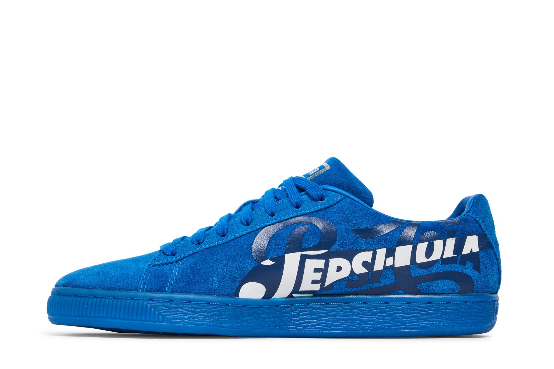 Size 6.0 Pepsi x Suede Classic Clean Blue