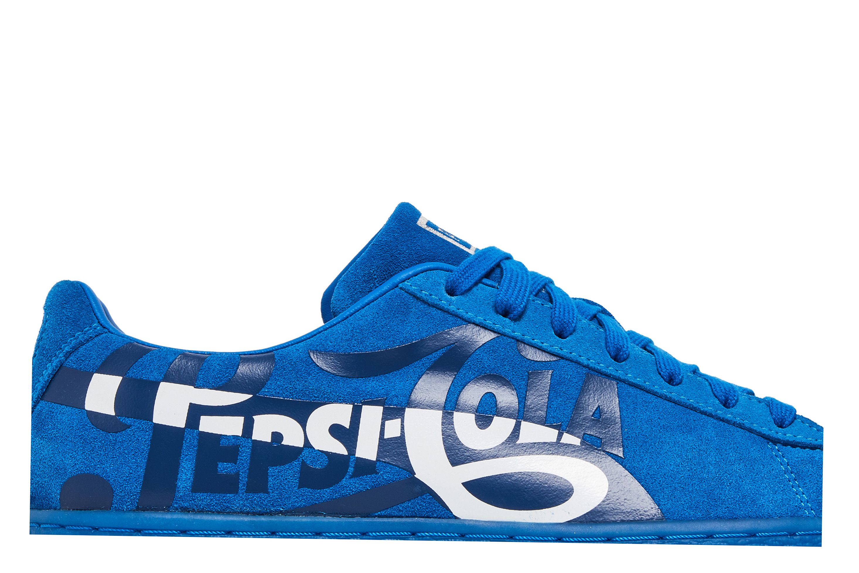 Size 5.0 Pepsi x Suede Classic Clean Blue