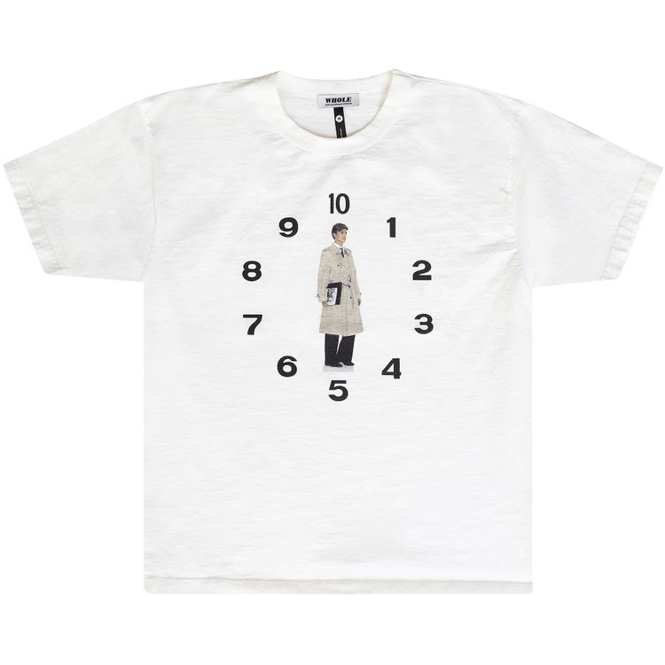 WHOLE Bowie Clock Tee 'Off White'