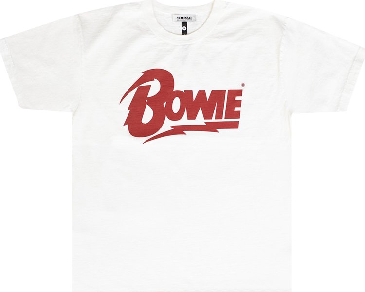 WHOLE Bowie Logo Tee 'Off White'