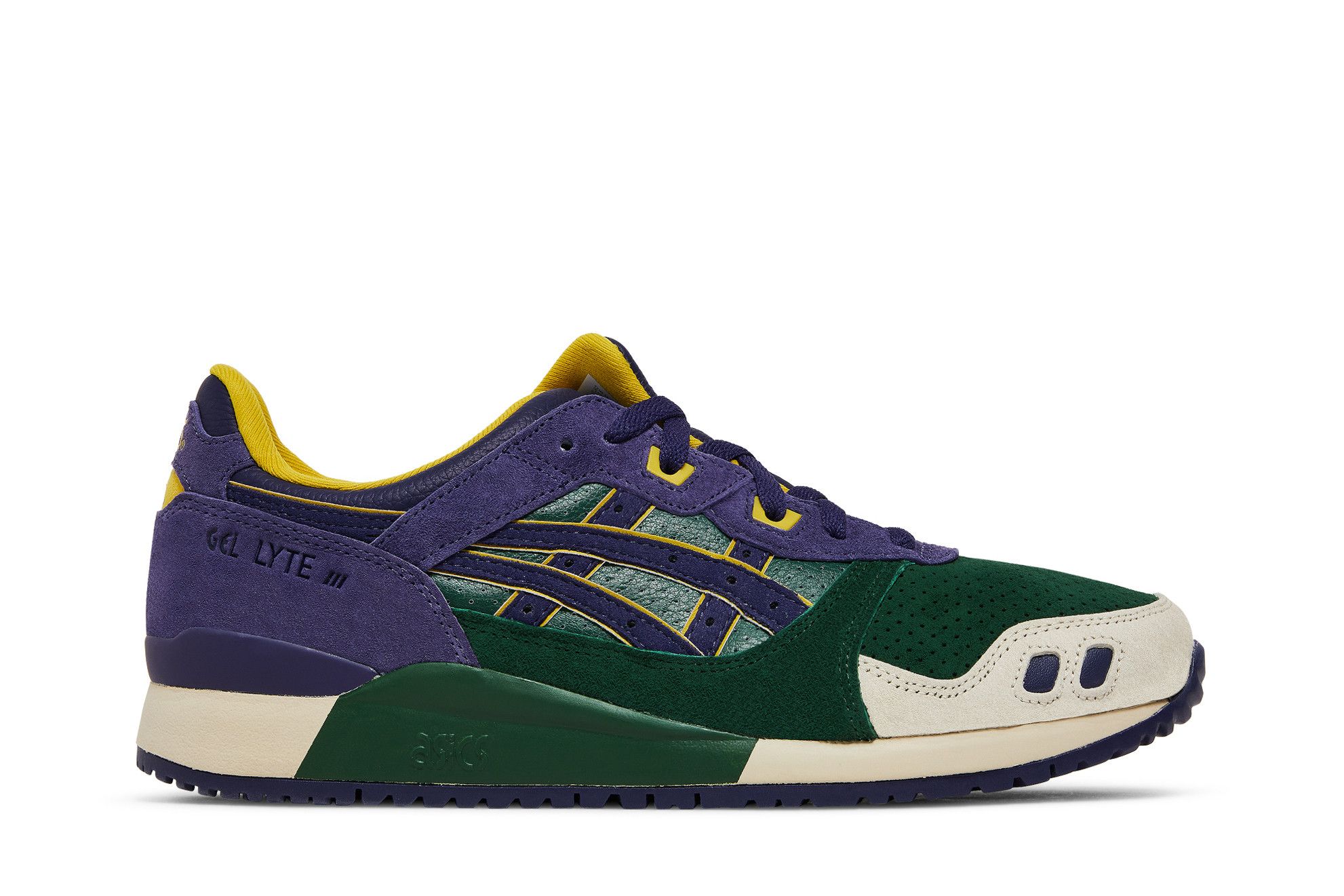 Asics gel lyte 3 white purple yellow sales