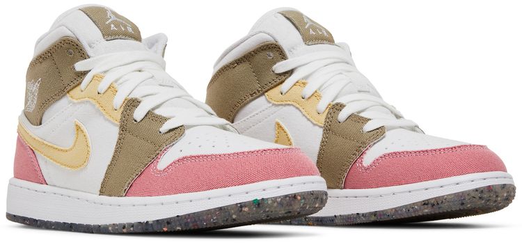 Air Jordan 1 Mid SE GS Pastel Grind