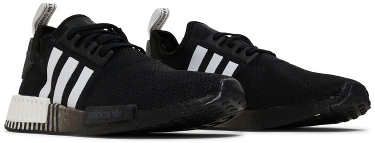 Adidas NMD R1 Glitch   Black White