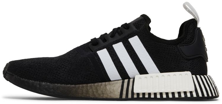Adidas NMD R1 Glitch   Black White