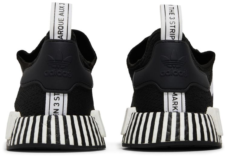 Adidas NMD R1 Glitch   Black White