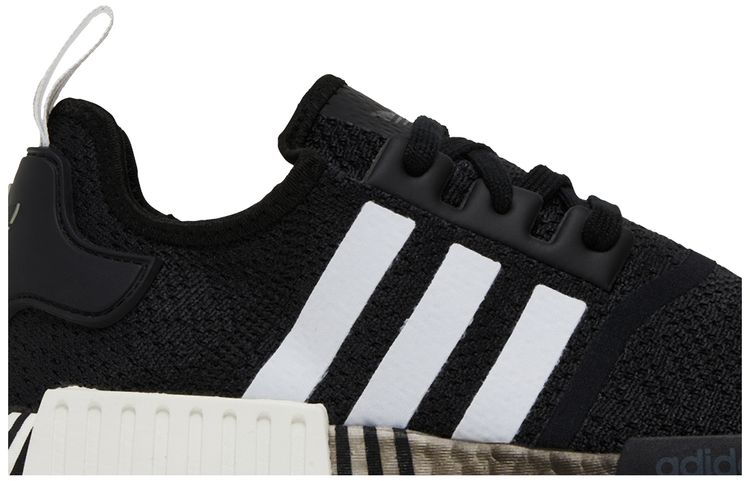 Adidas NMD R1 Glitch   Black White