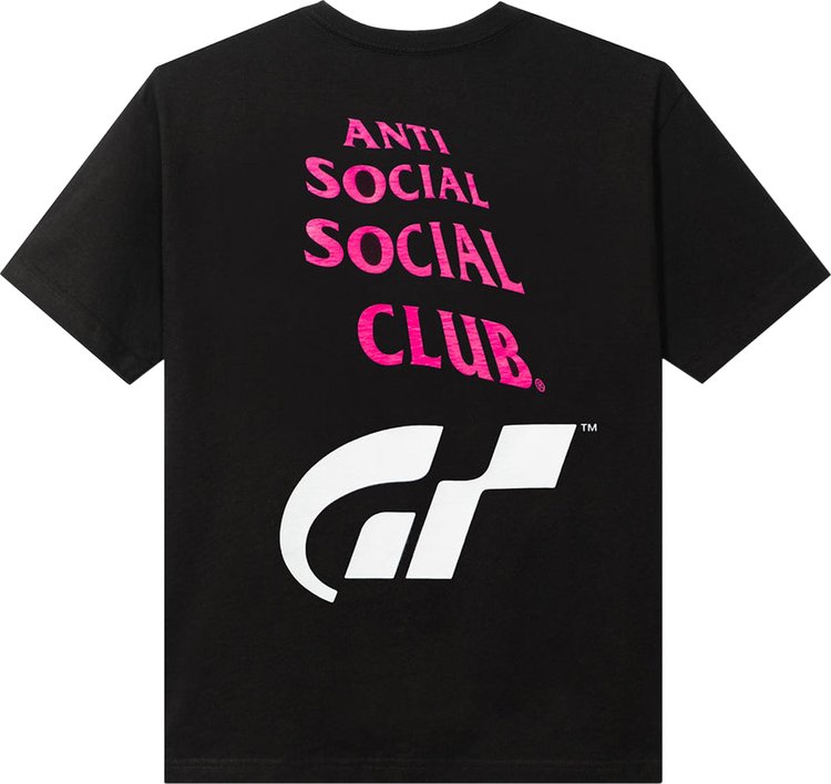 Anti Social Social Club x Gran Turismo GT500 Tee Black