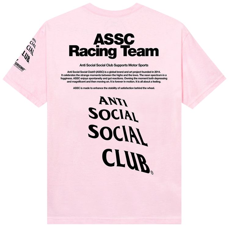 Anti Social Social Club x Gran Turismo Logo Tee Pink
