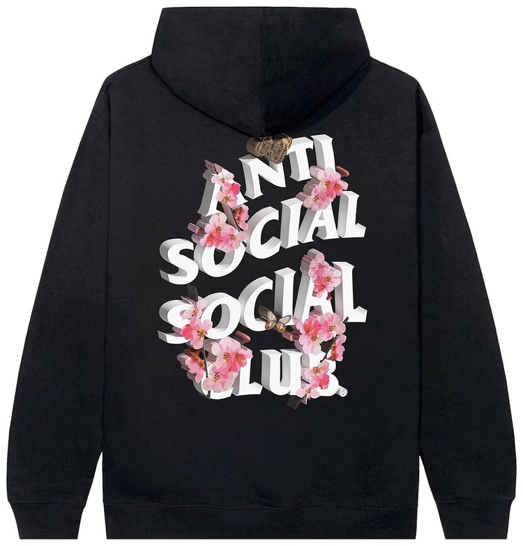 Anti Social Social Club x Kkoch 4K Hoodie Black Black