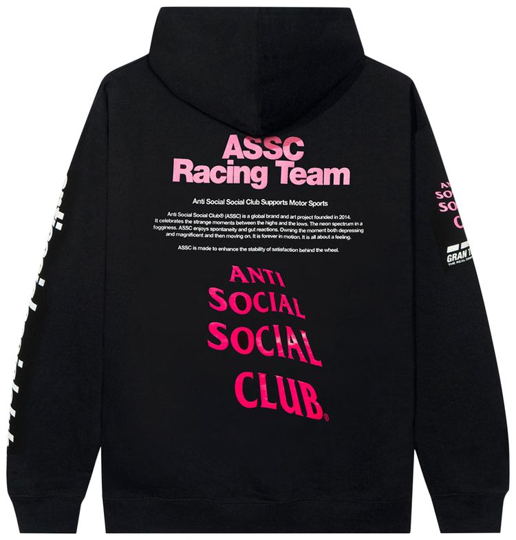 Anti Social Social Club x Gran Turismo Hoodie Black