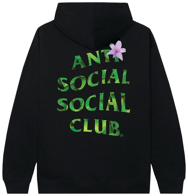 Anti Social Social Club When Serenity Shatters Hoodie Black
