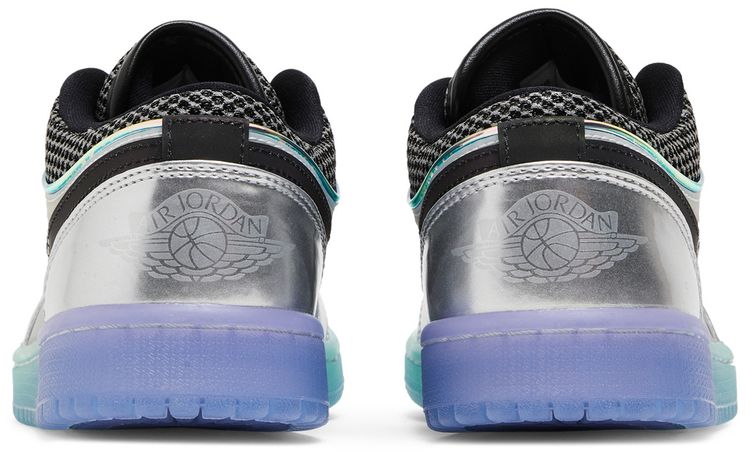 Wmns Air Jordan 1 Low SE Metallic Silver Gradient