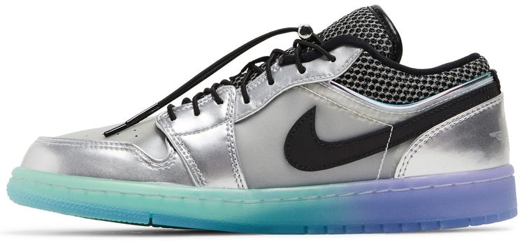 Wmns Air Jordan 1 Low SE Metallic Silver Gradient