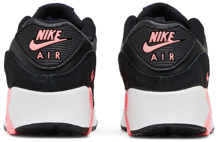 Nike Air Max 90 Leather GS Black Sunset Pulse