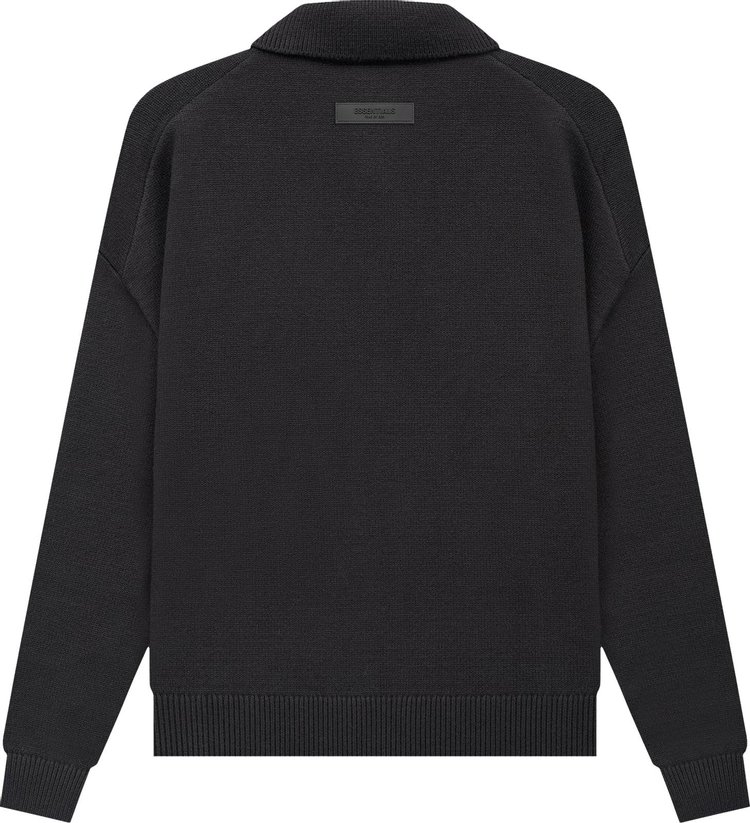 Fear of God Essentials Knit Long Sleeve Polo Iron