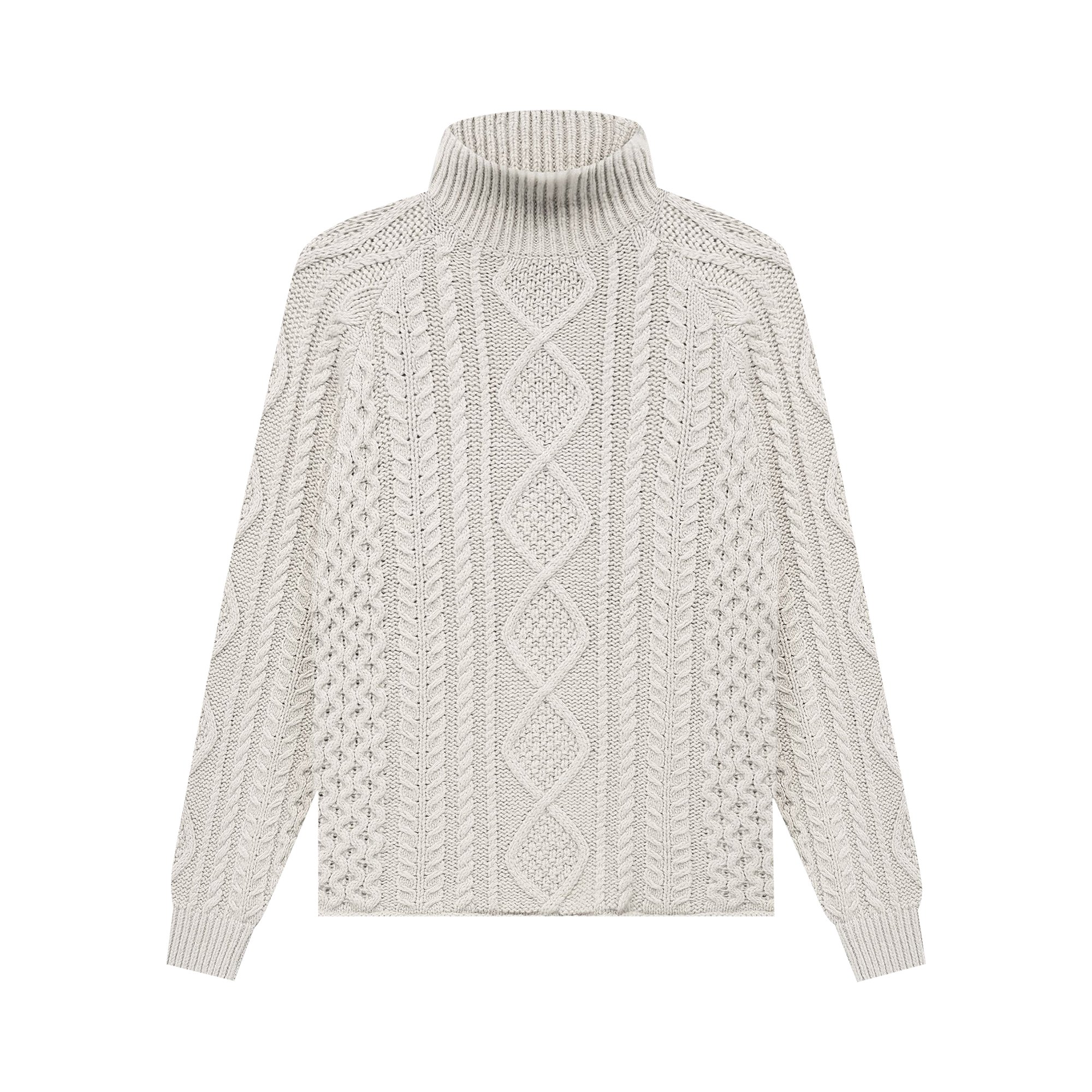 Fear of God Essentials Cable Knit Turtleneck 'Wheat'