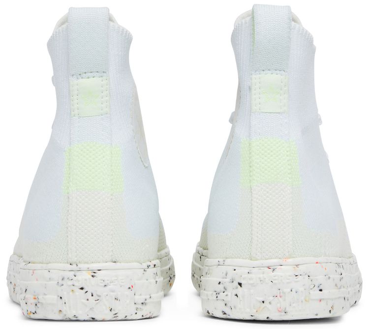 Converse Chuck Taylor All Star Crater Knit High White Barely Volt