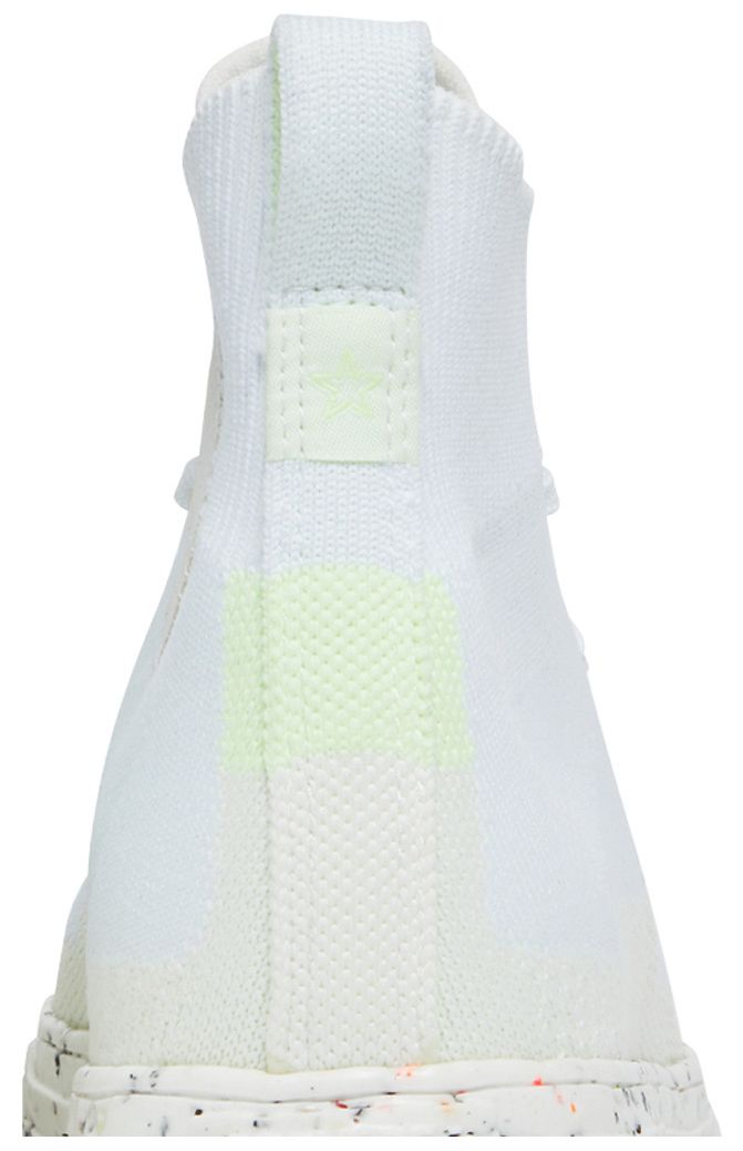 Converse Chuck Taylor All Star Crater Knit High White Barely Volt