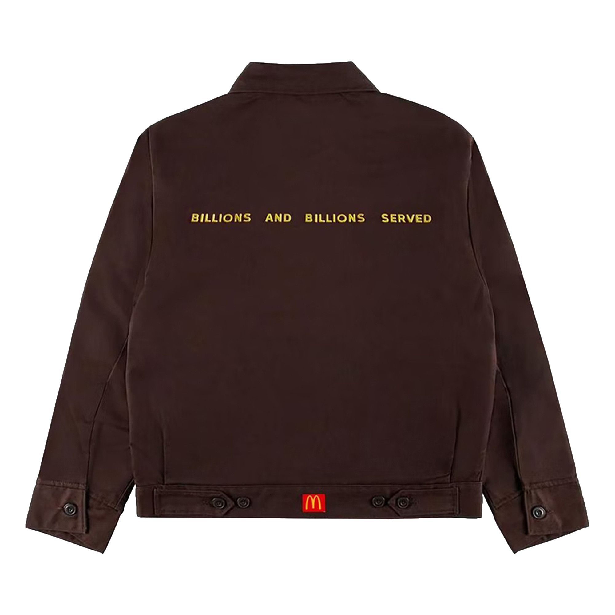 Cactus Jack by Travis Scott x Mcdonald's Billions Served Work Jacket 'Brown' | Men's Size M