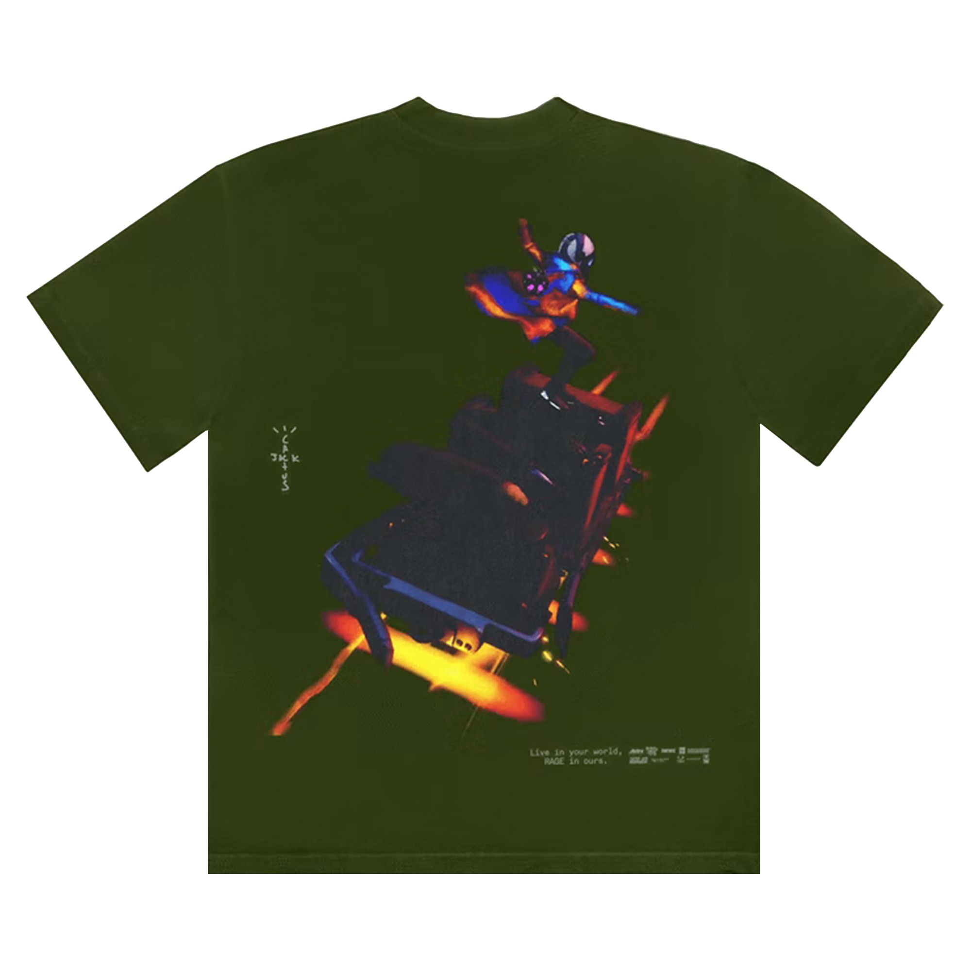 Buy Cactus Jack by Travis Scott Astro Cyclone T-Shirt 'Green